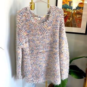 Fuzzy Oversized Easel sweater